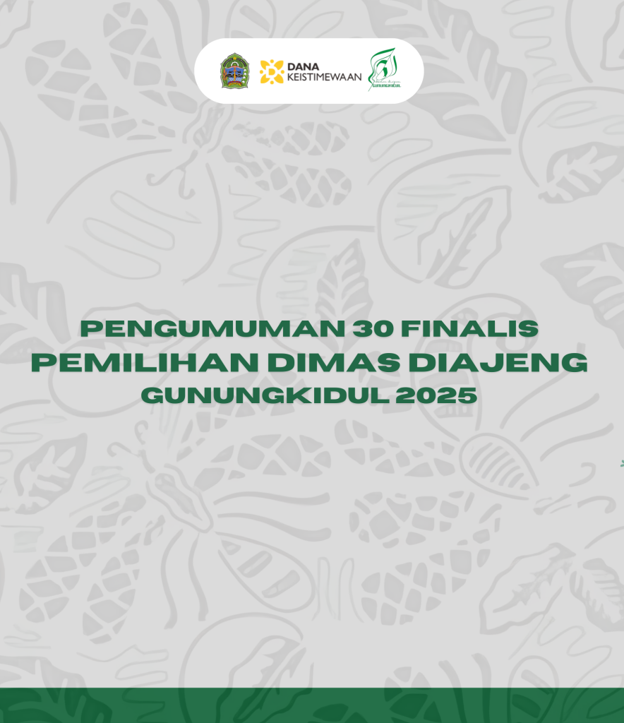 Pengumuman Finalis Dimas Diajeng Gunungkidul 2025