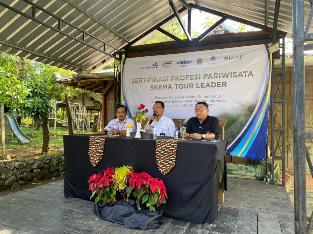 Sertifikasi Skema Tour Leader Dukung Peningkatan SDM Pariwisata Gunungkidul