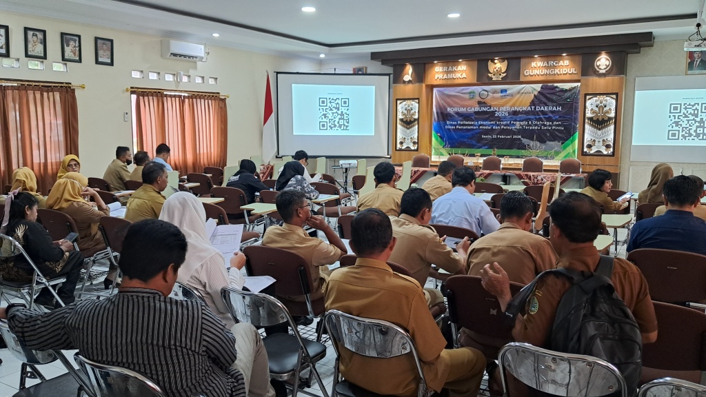 Forum Gabungan Perangkat Daerah Disparekrafpora dan DPMPTSP Kab. Gunungkidul
